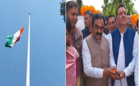 जबलपुर में मध्य प्रदेश का सबसे ऊंचे राष्ट्रध्वज का लोकार्पण