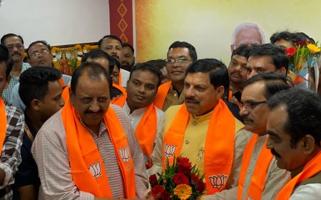 फिर भाजपा में शामिल हुए जबलपुर के भारत सिंह यादव