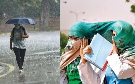 कहीं लू के थपेड़े, कहीं बर्फबारी तो कहीं बारिश