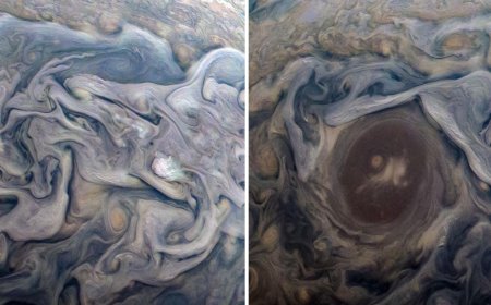 बृहस्पति ग्रह का तूफानी मौसम की तस्वीरें ने लोगों को किया रोमांचित