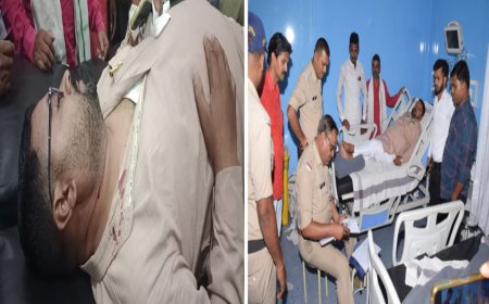 आज तेरी नेतागिरी का भूत उतार देंगे...ये कहते हुए बदमाशों ने बीजेपी नेता पर चलाए चाकू