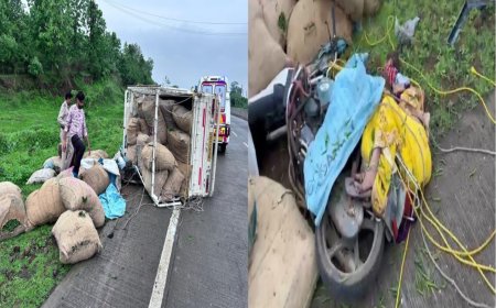 जबलपुर-बरगी रोड पर पिकअप ने मोटर साइकल सवारों को टक्कर मारकर कुचला, तीन की मौत