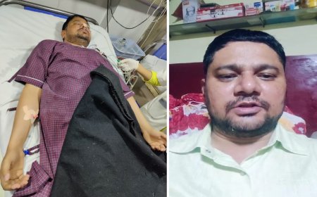 कर्ज लेकर लिया प्लॉट, पीना पड़ा जहर, अब अस्पताल में भर्ती