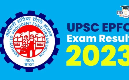 यूपीएससी ईपीएफओ परीक्षा के नतीजे घोषित