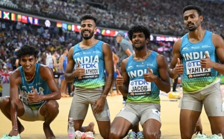 पेरिस ओलंपिक में कमाल दिखा सकती है भारत की रिले रेस मेंस टीम