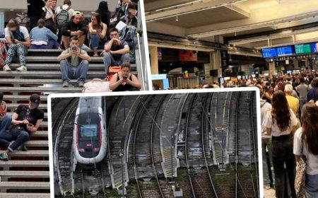 पेरिस ओलंपिक्स की ओपनिंग सेरेमनी से पहले हाईस्पीड रेल लाइनों पर आगजनी और तोड़फोड़, यातायात प्रभावित