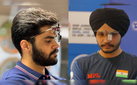 पेरिस ओलंपिक 2024 : सरबजोत और चीमा पुरुष पिस्टल राउंड से बाहर