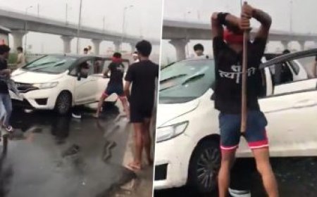 यूपी में नहीं थम रहा कांवड़ियों का बवाल, अब मेरठ में कांवड़ खंडित करने के आरोप में कार में की तोड़फोड़, कार सवारों को जमकर पीटा