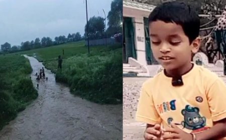 उफनाए नाले में बह गया कटंगी का मासूम फरहान, अब तक कोई खबर नहीं