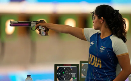  महिलाओं की 10 मीटर एयर पिस्टल स्पर्धा का फाइनल मुकाबला शुरू 