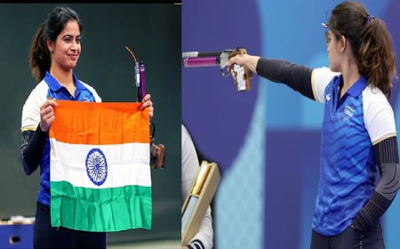 मनु भाकर ने रचा इतिहास