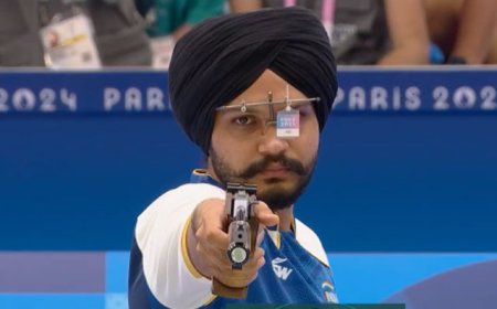 सरबजोत सिंह ने मनु भाकर के साथ मिलकर भारत को दिलाया उसका दूसरा पदक