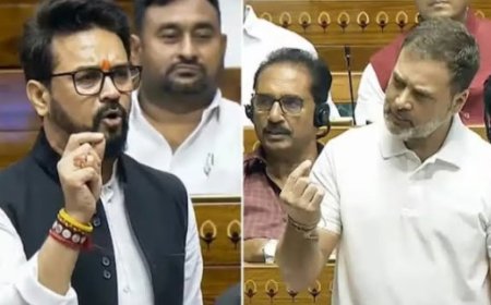अनुराग ठाकुर के बयान पर हंगामा जारी, अब केन्द्रीय मंत्री ने कांग्रेस पर जाति के नाम पर देश बांटने की साजिश का लगाया आरोप