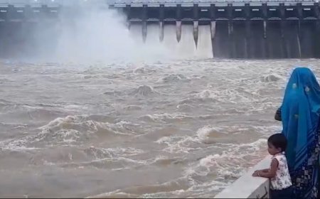 बरगी बांध के चार गेट और खुले, अब 13 गेटों से छोड़ा जा रहा पानी