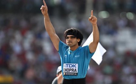 एक ही थ्रो में नीरज चोपड़ा ने किया फाइनल के लिए क्वाालिफाई, पाक के नदीम ने भी फाइनल में