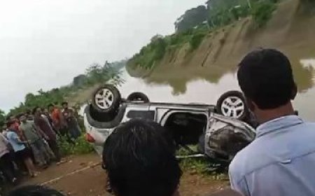 बरगी नहर में गिरी कार, दो युवक लापता, चार दोस्त साथ थे, दो तैर कर बाहर आए