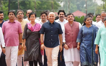 17 महीने बाद जेल से बाहर आए मनीष, चुनावी तैयारियों में जुटे