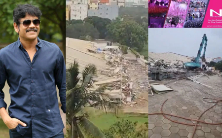 फिल्म स्टार नागार्जुन का 10 एकड़ में बना एन-कन्वेंशन सेंटर जमींदोज 