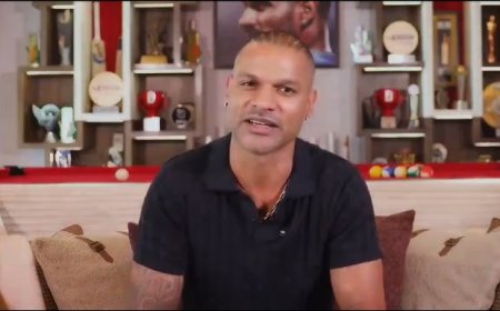 शिखर धवन ने अंतरराष्ट्रीय क्रिकेट से लिया संन्यास