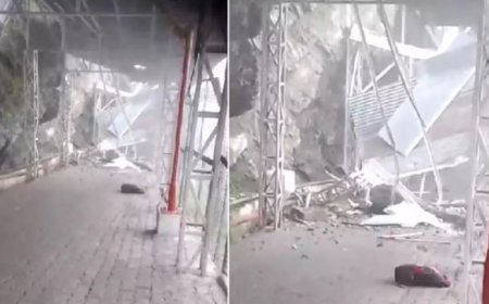 कटरा में वैष्णो देवी ट्रैक पर भूस्खलन, श्रद्धालु की मौत