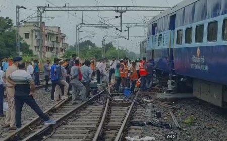 बेपटरी हुए ओवरनाइट के दो डिब्बे, बड़ा हादसा टला