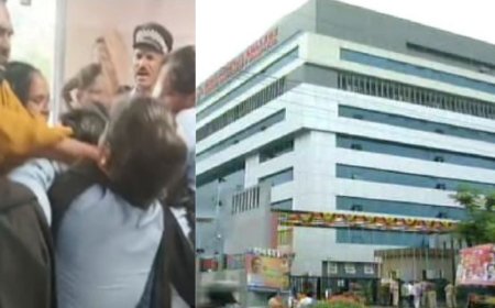 इंदौर में सुपर स्पेशलिटी अस्पताल में महिला गार्ड के साथ मारपीट