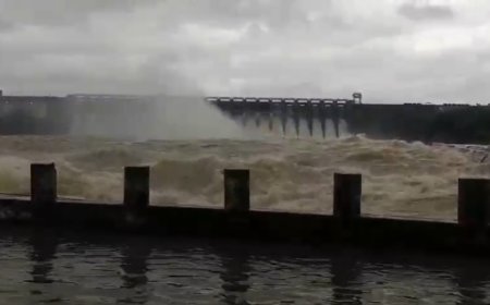 जबलपुर में झमाझम बारिश का दौर जारी, बरगी बांध के खोलने पडे 17 गेट,अलर्ट जारी