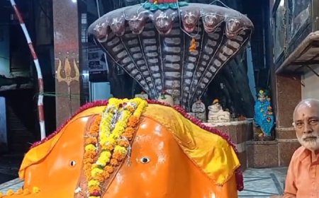 शेषनाग गणेश मंदिर में भगवान गणेश ने विसर्जन से किया इंकार