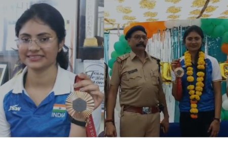 पैरालंपिक में पदक जीतकर रुबीना फ्रांसिस ने शूटिंग में लहराया परचम,जबलपुर में विजेता बेटी का भव्य हुआ स्वागत   
