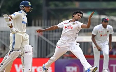 हसन महमूद की स्विंग गेंदबाजी का कमाल, भारत के 3 विकेट गिरे