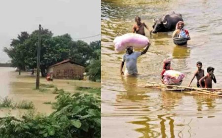 नेपाल मे भारी बारिश,बिहार (Bihar) मे बाढ़