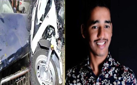 ऑडी कार ने डिलीवरी बॉय को मारी टक्कर, मौत