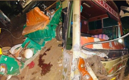 Rajasthan के धौलपुर में बेलगाम बस ने टेम्पो को मारी टक्कर,12 की मौत