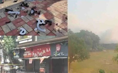 Delhi blast:सीआरपीएफ स्कूल के पास भीषण विस्फोट,एनआईए जुटी जांच में