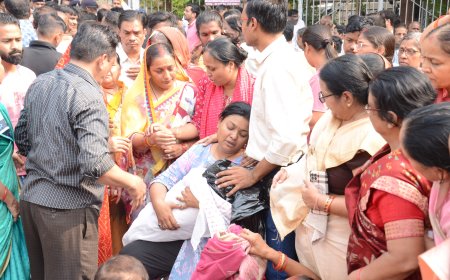 मासूम की दर्दनाक मौत पर हंगामा, बवाल