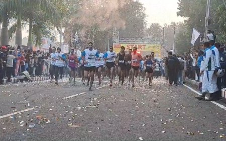 Jabalpur News :सूर्या हॉफ मैराथन में 10 हजार से ज्यादा धावक दौड़े,रचा कीर्तिमान 