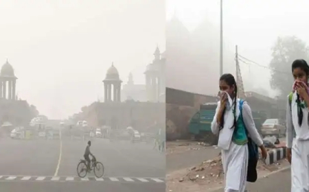 राजधानी में बढ़ते प्रदूषण के कारण 12वीं तक सभी स्कूल बंद 