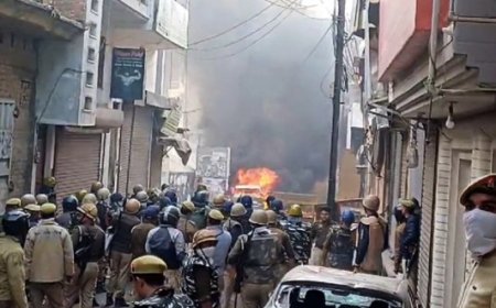 UP में बवाल,जामा मस्जिद के सर्वे के दौरान भड़की हिंसा में चार की मौत