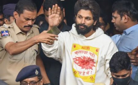 पुष्पा गिरफ्तार...अभिनेता अल्लू अर्जुन पुलिस की गिरफ्त में