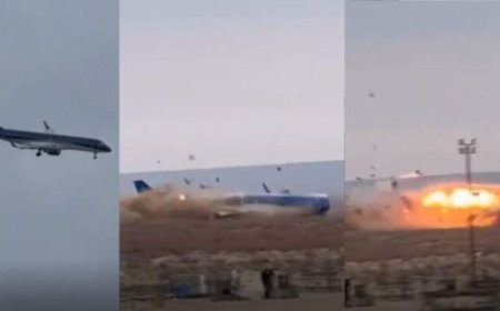 कजाकिस्तान: लैंडिंग के दौरान प्लेन क्रैश, 42 मौत