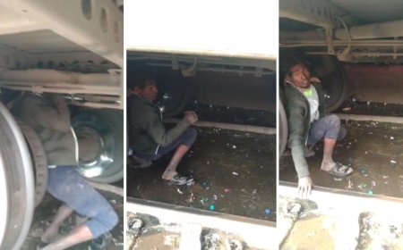मौत का सफर:ट्रेन के पहियों के बीच ट्राली में तय किया 250 किमी का सफर