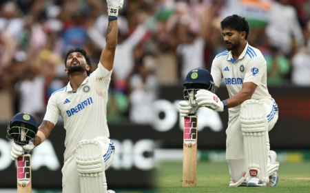 नीतीश रेड्डी ने दिखाया दम, ठोंका शतक