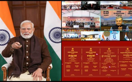 जम्मू-कश्मीर, तेलंगाना और ओडिशा में रेल ढ़ांचा परियोजनाओं के शुभारंभ से पर्यटन को मिलेगा बढ़ावा:  मोदी