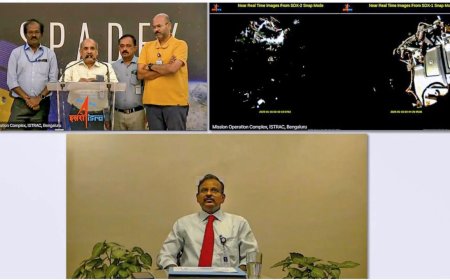 भारत ने अंतरिक्ष में लगाई छलांग, इसरो ने दो उपग्रहों को किया डॉक
