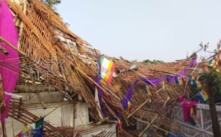 बागपत में मंच टूटा, 7 श्रद्धालुओं की मौत, 75 से ज्यादा घायल