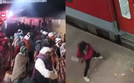 छतरपुर रेलवे स्टेशन पर हंगामा, ट्रेन पर पथराव