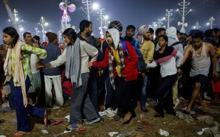 शाही स्नान से पहले ही मची भगदड़