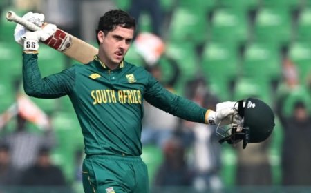 साउथ अफ्रीका के मैथ्यू ब्रीट्जके ने रचा इतिहास, वन-डे डेब्यू में बनाया 150 रन