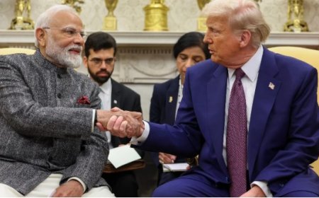 ट्रम्प-मोदी मुलाकात में दोस्ती और सहयोग की झलक