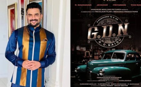 आर.माधवन ने अपनी नई फिल्म जीडीएन का पोस्टर शेयर किया